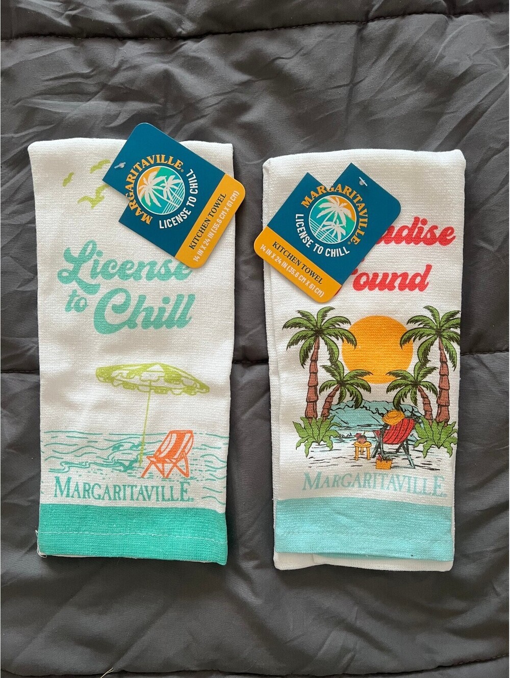Margaritaville License to Chill Kitchen Towels Set of 2